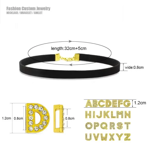 Unique Sexy Letters SISSY Choker Necklace Women Men Custom Name Word Cosplay Collar Jewelry Personalized Chocker Collier Gift – Image 6