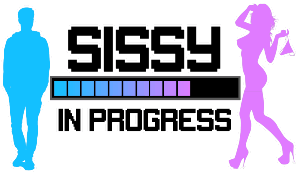 A t-shirt featuring a design of a progress bar illustrating the evolution of one's feminization, for sissies and femboys.