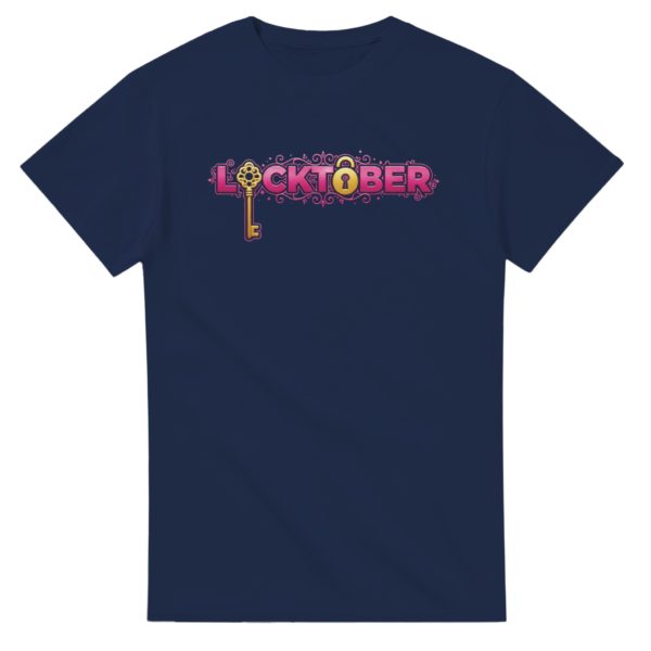 A t-shirt that represents the challenge of a month of male chastity! Locktober, a worldwide event for submissives, sissies, and femboys.